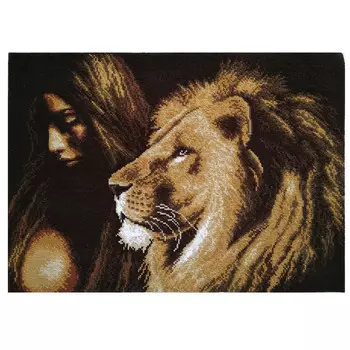 660 Набор для вышивания Hobby&amp;Pro 'Царь зверей', 22*31 см