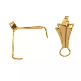 66201214 Держатель для кулона 1шт, золотистый цвет Glorex