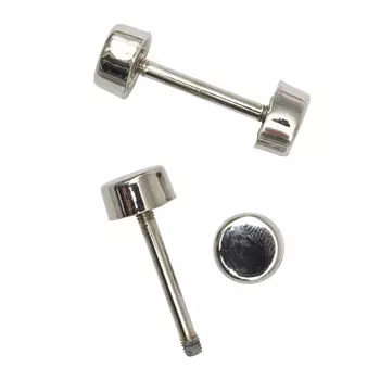 66779 Шпилька для сумки ник.мет L-20мм/10мм с 'таблеткой' d-10мм