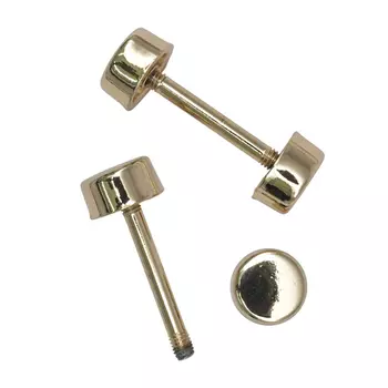 66788 Шпилька для сумки мет L-20мм/10мм с 'таблеткой' d-10мм, золото ГР