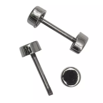 66789 Шпилька для сумки мет L-20мм/10мм с 'таблеткой' d-10мм, черный никель ГР