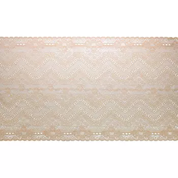 66Р Кружево эластичное 29см*10м (бежевый)