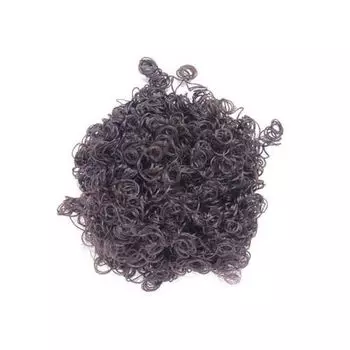 67031302 Волосы кудрявые для ангелочка, 100% полиэстер, темно-коричневые Glorex