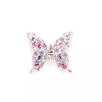 67101201 Бабочки со стразами и клипсой Glorex