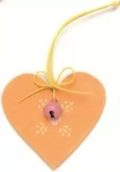 67105391 Сердечко с подвеской (дерево) Glorex