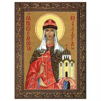 671 Набор для вышивания Hobby&amp;Pro 'Св. равноапостольная княгина Ольга', 21*31 см