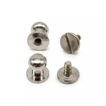 67895 Винт кобурный d-7,5мм мет., никель ГР