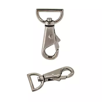 6825 Карабин 25/62мм чер/ник упак(2шт) Hobby&amp;Pro