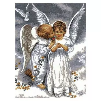 682 Набор для вышивания Hobby&amp;Pro 'Два ангела', 24*32 см