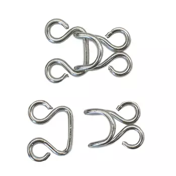 68361 Крючок пришивной 20мм, металл, никель ГР