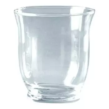 68605071 Подсвечник стеклянный круглый, диам. 7,5см, выс. 9см Glorex