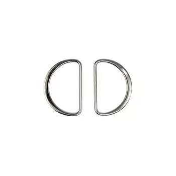 6881 Полукольцо 25мм, черный никель ПЛ ГР