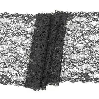 68 Кружево эластичное 20см*10м, черный