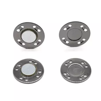 69016 Кнопка магнитная пришивн. 20мм, черный никель ГР