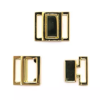 69029 Пряжка-застежка 15мм, золото ГР