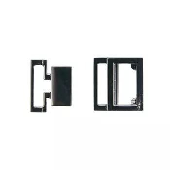 69031 Пряжка-застежка 15мм чер/ник.