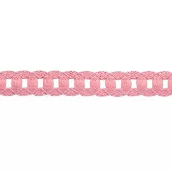 6904 Тесьма эластичная отделочная 16мм*30м (004 розовый)