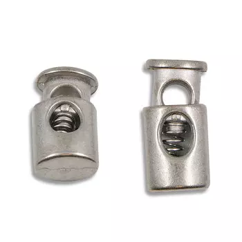 6946 Зажим 'Цилиндр' d=4,5мм, 20*10мм, мет. цв.никель