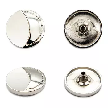 69640 Кнопка 5/20 'ограничитель' металл, никель ГР