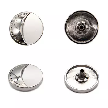 69641 Кнопка 5/20 'ограничитель' металл, черный никель ГР