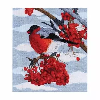 698 Набор для вышивания Hobby&amp;Pro 'Зимнее лакомство', 27*30 см