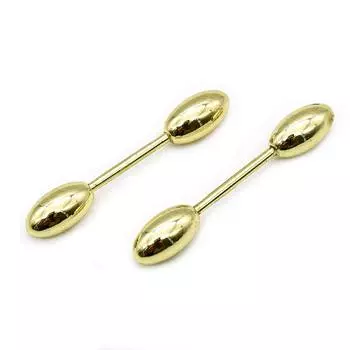 69991 Шпилька для сумки L-25мм/19мм зол. овал , упак(2шт) Hobby&amp;Pro