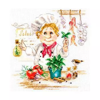 6-11 Набор для вышивания АЛИСА 'Шеф-повар' 16x17см