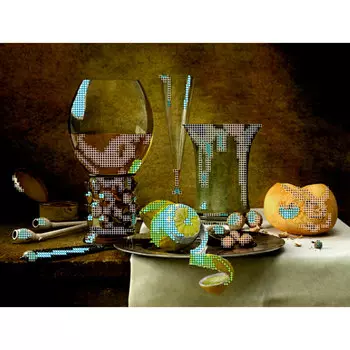 70026 Канва с рисунком Gluriya 'Солнце в бокале'33*25 см