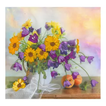 7005 Набор для вышивания в смешанной технике 'Матренин Посад' 'Колокольчики', 27*28 см