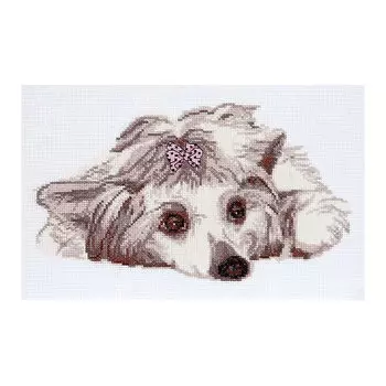 700 Набор для вышивания Hobby&amp;Pro 'Гламурная блондинка', 27*16 см