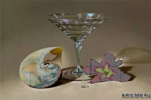 70104 Канва с рисунком Gluriya 'Натюрморт с ракушкой' 44*29 см