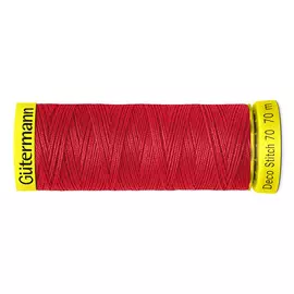05 Нить Deco Stitch 70 для декоративных швов, 70м, 100% п/э Gutermann 702160 (156 красный)