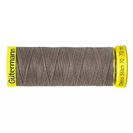 05 Нить Deco Stitch 70 для декоративных швов, 70м, 100% п/э Gutermann 702160 (727 дымчато серо-зеленый)