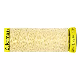 05 Нить Deco Stitch 70 для декоративных швов, 70м, 100% п/э Gutermann 702160 (325 шампань)