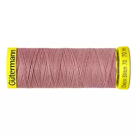 05 Нить Deco Stitch 70 для декоративных швов, 70м, 100% п/э Gutermann 702160 (473 пудрово-розовый)