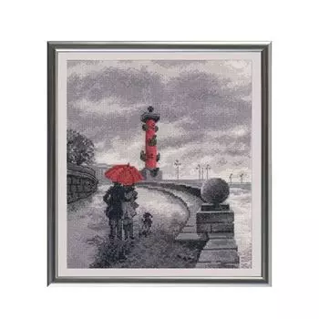 703 Набор для вышивания 'Овен' 'Петербургская набережная', 22х25 см