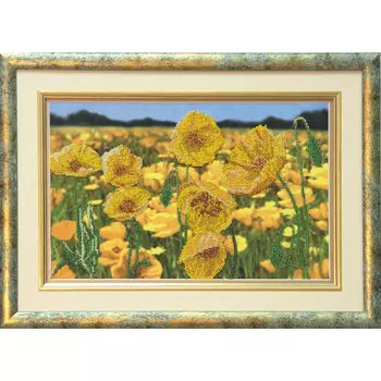 70511 Набор для вышивания бисером Краса и творчество 'Солнечные ритмы 3' 32,8*20,3 см