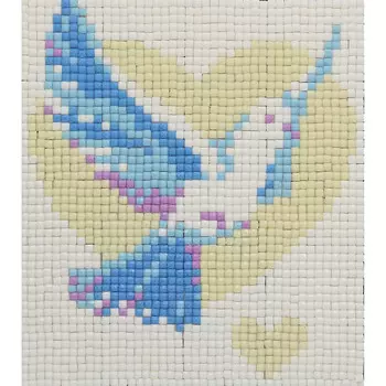 7052 Мозаика 'Голубь', 11*12см