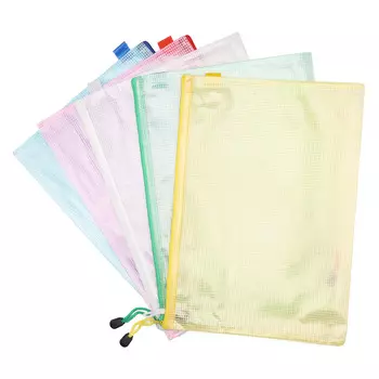 70812 Набор папок-конвертов на молнии 297*210 мм, 5 шт