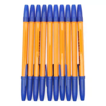 70821 Набор шариковых ручек 1 мм 'Orange ' цвет чернил синий, 10 шт