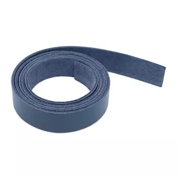 708 Полоса (Ремень) 110см*2,0см(+/-1мм) 100% кожа (светло-синий)