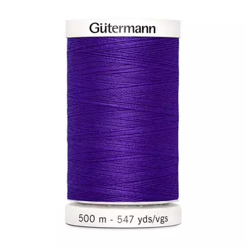 709239 Нить Sew-All для всех материалов, 500м, 100% п/э Gutermann (810 яркий василек)