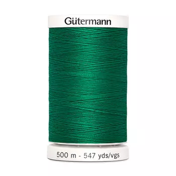 709239 Нить Sew-All для всех материалов, 500м, 100% п/э Gutermann (402 изумрудно-зеленый)