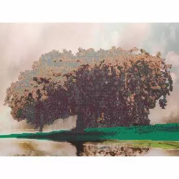 71009 Канва с рисунком Gluriya 'Белое дерево' 30*40 см