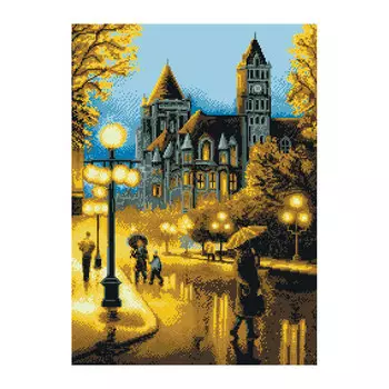 7136 Мозаика Cristal 'Ночной город', 50*68 см