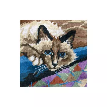 7228-DMS Набор для вышивания Dimensions 'Милый котик', 13х13 см