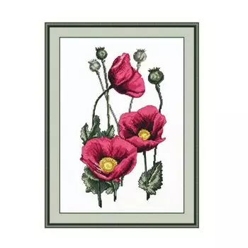 723 Набор для вышивания 'Овен' 'Цветы грез', 19*34 см