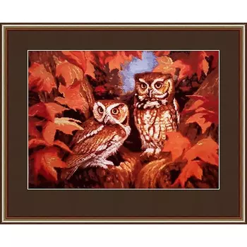 728 Набор для вышивания Hobby&amp;Pro 'Стражи осеннего леса', 42*31 см