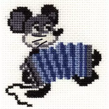 730 Набор для вышивания РС-Студия 'Мышка' 11*11 см