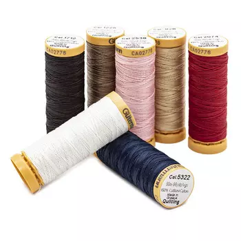 731188 Набор швейных нитей для квилтинга 80м/7 катушек, Gutermann (1)